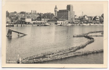 AK Foto Kappeln an der Schlei Hafenansicht 1940