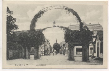 AK Soest i. W. Jacobitor Feldpost 1916