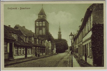 AK Greifswald Domstrasse 1910