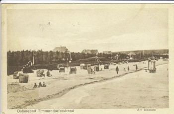 AK Ostseebad Timmendorfer Strand Am Strande 1925