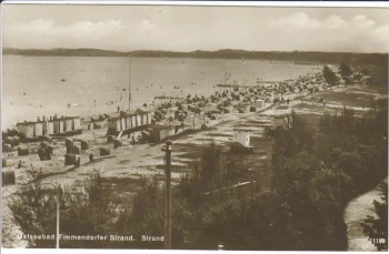 AK Foto Ostseebad Timmendorfer Strand Blick auf Strand 1920