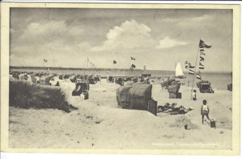 AK Foto Ostseebad Timmendorfer Strand Strandleben 1939