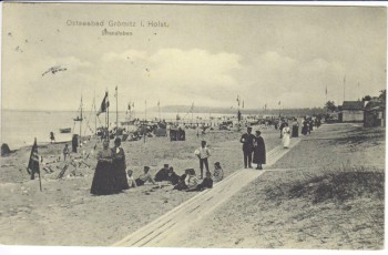 AK Ostseebad Grömitz in Holstein Strandleben 1911