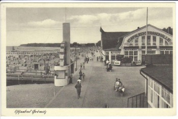 AK Ostseebad Grömitz in Holstein Strandhalle Feldpost 1942