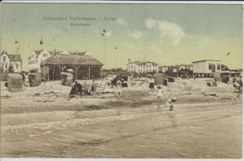 AK Ostseebad Kellenhusen in Holstein Strandleben 1912