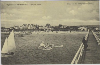 AK Ostseebad Kellenhusen in Holstein Blick von Brücke 1913