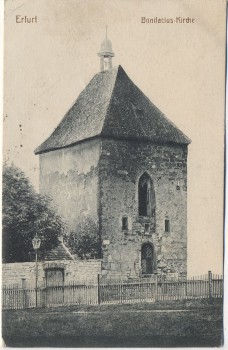 AK Erfurt Bonifacius-Kirche 1922