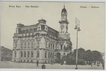 AK Nowy Sącz Neu Sandez Ratusz Rathaus Polen 1915