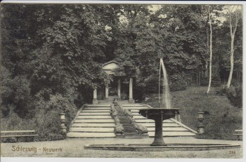 AK Schleswig Neuwerk Springbrunnen 1913