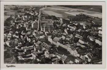 AK Foto Eggenfelden Luftbild Fliegeraufnahme Niederbayern 1950