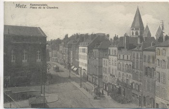 AK Metz Kammerplatz Moselle Lothringen Frankreich 1907