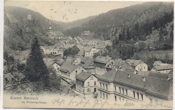 AK Kurort Berneck im Fichtelgebirge Ortsansicht Bayern 1905
