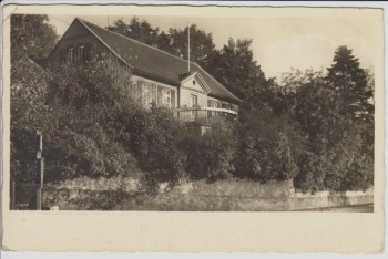 AK Foto Seußlitz a. d. Elbe Hausansicht 1942