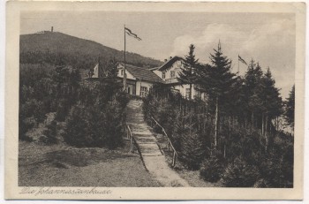 AK Johannissteinbaude bei Oybin Krompach Liberec Böhmen Tschechien 1925