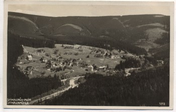 AK Foto Špindlerův Mlýn Spindlermühle Teilansicht Riesengebirge Krkonoše Tschechien 1930