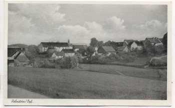 AK Holnstein / Opf. Ortsansicht b. Neukirchen Sulzbach-Rosenberg Landpoststempel Bayern 1966