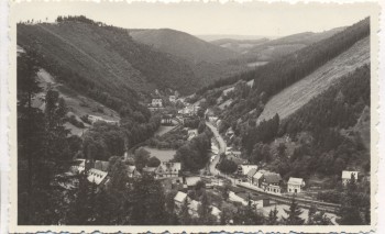 AK Foto Mellenbach-Glasbach Schwarzatal Ortsteil Blumenau 1957