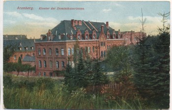 AK Arenberg Kloster der Dominikanerinnen Koblenz 1910