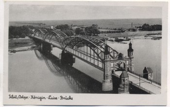 AK Tilsit Königin-Luise-Brücke Sowetsk Ostpreußen Russland 1940