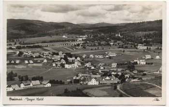 VERKAUFT !!!   AK Foto Frauenau Bayer. Wald Schloß mit Arbeitsdienstlager Ostmark b. Regen 1938