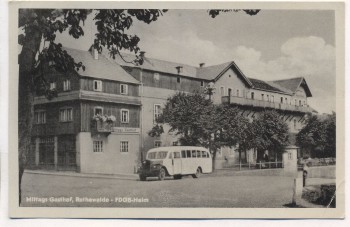 AK Rathewalde Mittags Gasthof FDGB-Heim b. Hohnstein Sächs. Schweiz 1953