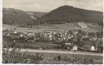 AK Foto Stadtsteinach Frankenwald Ortsansicht 1955