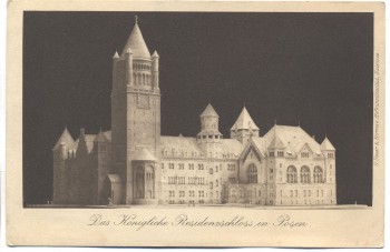 AK Posen Poznań Das Königliche Residenzschloss Polen 1906