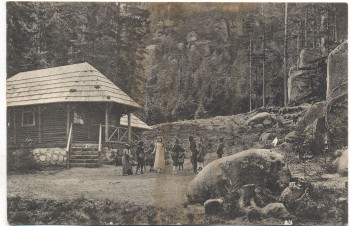 VERKAUFT !!!   AK Waldtheater Oybin Waldkönigs Hochzeit Märchenspiel 1910