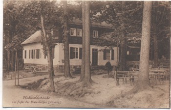 AK Hohwald Hohwaldschänke am Fuße des Valtenberges Lausitz bei Neustadt in Sachsen 1920