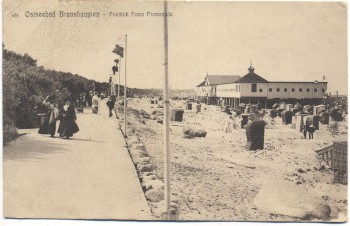 AK Ostseebad Brunshaupten Friedrich Franz Promenade 1910