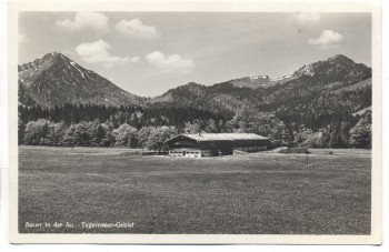 AK Foto Bad Wiessee Bauer in der Au Tegernseer-Gebiet 1930