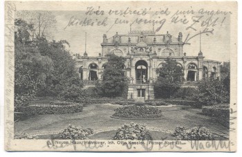 AK Hannover Neues Haus Inh. Otto Kessler Feldpost 1918