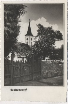 AK Guntramsdorf Blick auf Kirche Niederösterreich 1938
