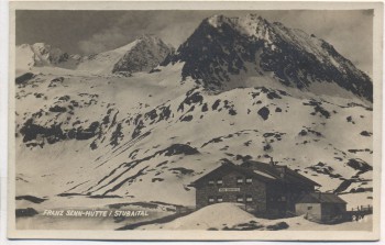 AK Foto Franz Senn Hütte Stubaital b. Neustift Tirol Österreich 1926