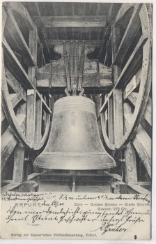 AK Erfurt Dom Grosse Glocke Maria Gloriosa 1905