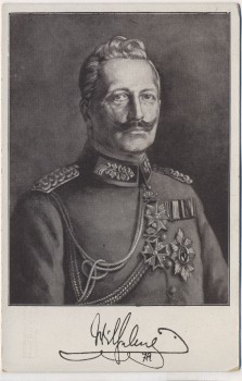 VERKAUFT !!!   Künstler-AK Kaiser Wilhelm II. mit Orden 1915