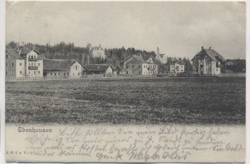 AK Ebenhausen im Isartal Straßenansicht b. Schäftlarn 1906