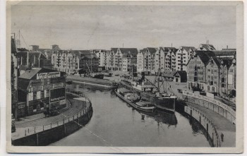 AK Foto Königsberg Kaliningrad Das Speicherviertel Ostpreußen Feldpost 1943
