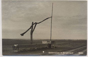 AK Foto Ziehbrunnen im Burgenland Österreich 1940