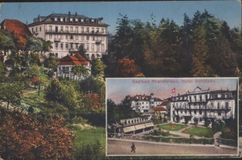 AK Soolbad Rheinfelden Hotel Schützen Kanton Aargau 1910