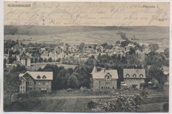 AK Hildburghausen Panorama Ortsansicht mit Villen 1905 RAR