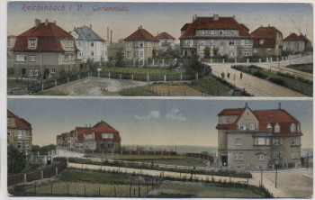 AK Reichenbach im Vogtland Gartenstadt 1920