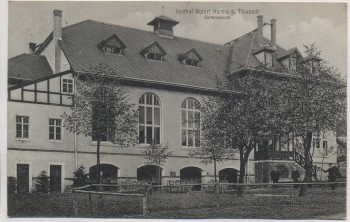 AK Kurort Hartha b. Tharandt Gasthof Gartenansicht 1912