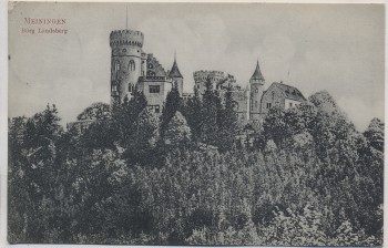 AK Meiningen Burg Landsberg 1912
