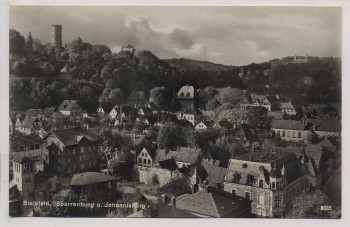 VERKAUFT !!!   AK Foto Bielefeld Sparrenburg und Johannisburg 1930