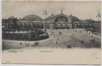 AK Frankfurt am Main Hauptbahnhof 1900