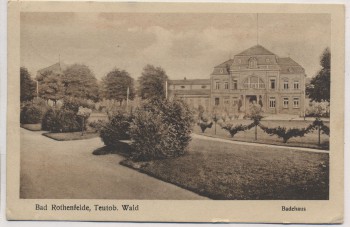 AK Bad Rothenfelde Teutoburger Wald Badehaus 1924
