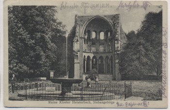 AK Ruine Kloster Heisterbach Siebengebirge b. Oberdollendorf Königswinter 1921