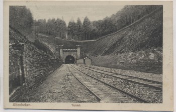 AK Altenbeken Tunnel Feldpost 1917