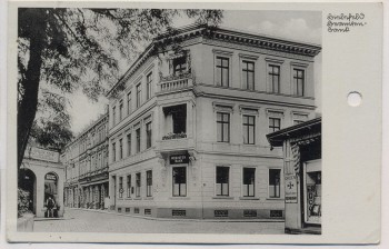 VERKAUFT !!!   AK Foto Bielefeld Beamtenbank Kaiser-Wilhelm-Platz jetzt Kesselbrink 1945 RAR